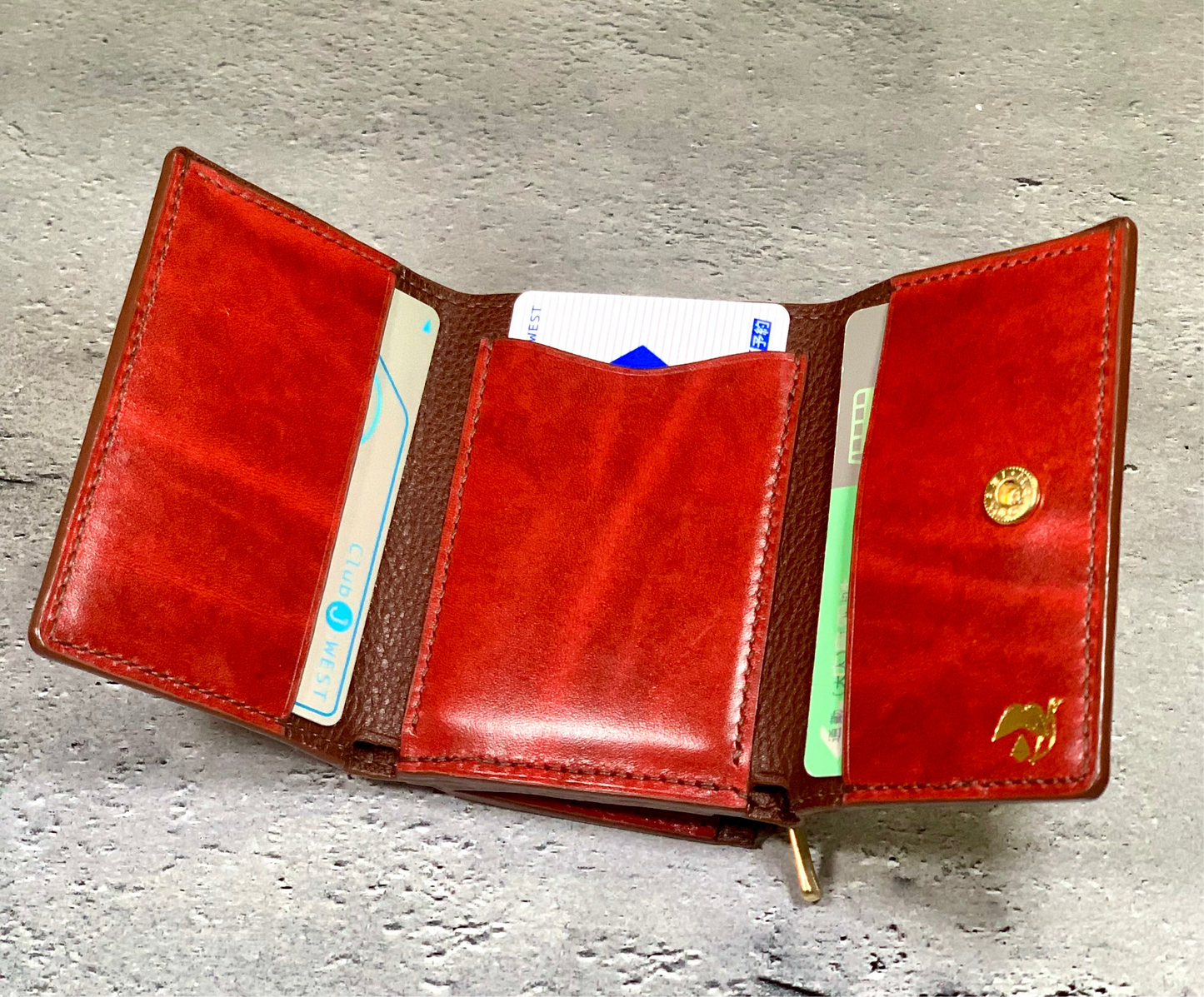 【受注製作】三つ折り財布(楓)